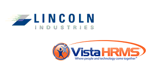 Lincoln Industries and PDS Vista HRMS logos