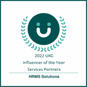 UKG Service Partner - Influencer of the Year Award emblem