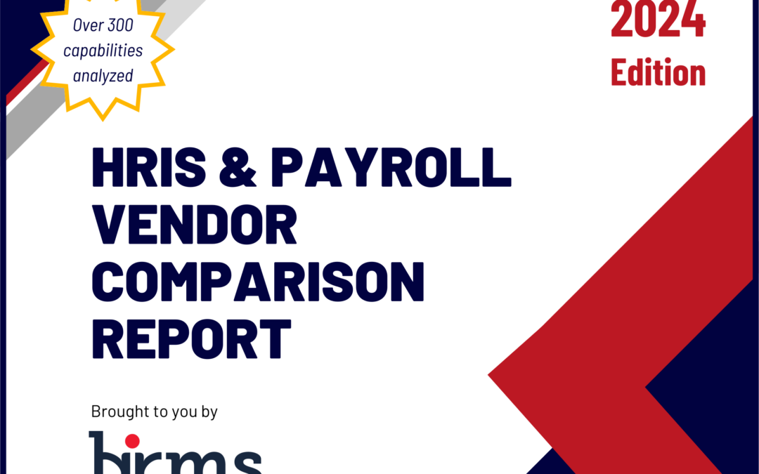 Enhanced 2024 HRIS and Payroll Vendor Comparison Report